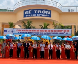 Dự án Nhà máy nước Tân Hiệp mở rộng, với công suất tăng thêm 100.000 m3/ngày-đêm