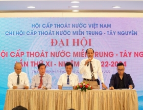 Đại hội Chi hội Cấp thoát nước miền Trung-Tây Nguyên lần thứ XI, nhiệm kỳ 2022-2024 thành công tốt đẹp.